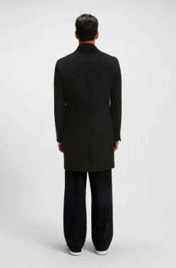 Hugo Boss miesten villakangastakki, H-HYDE Musta