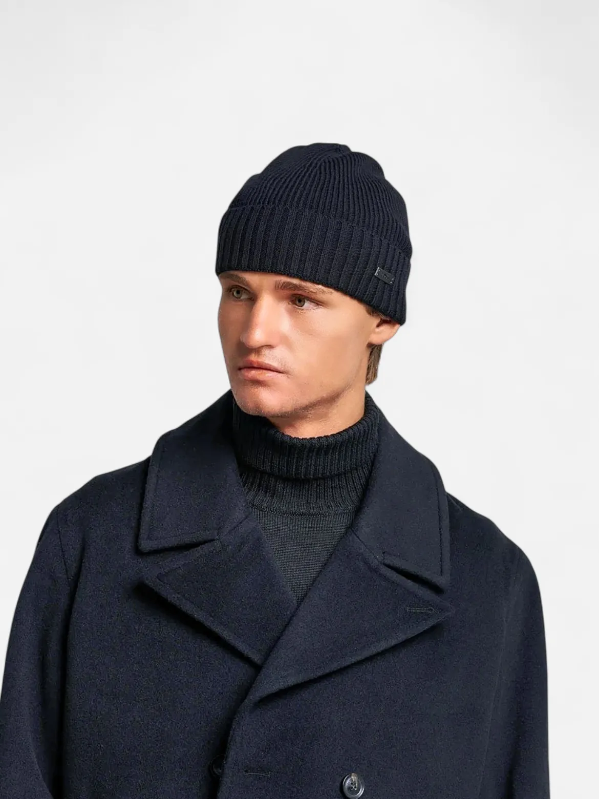 Hugo Boss pipo, FATI-L MERINO BEANIE MUSTA