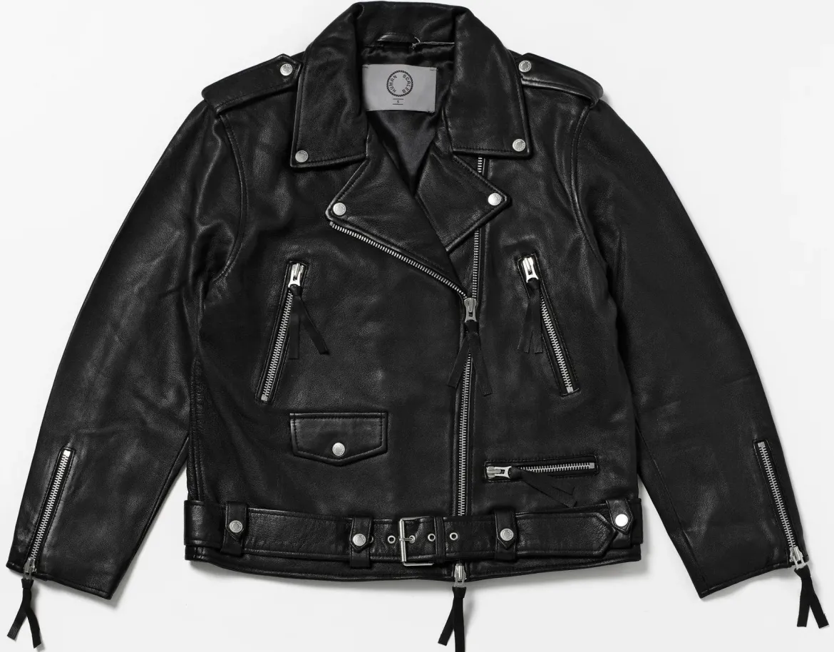 Human Scales naisten nahkatakki Leah Leatherjacket, musta