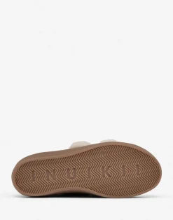 Inuikii naisten tennarit Shearling Low Velcro, ruskeanharmaa