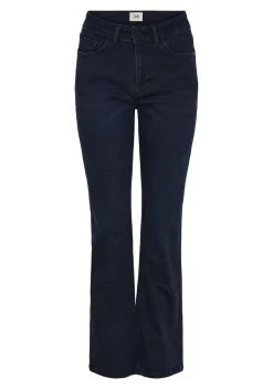 Isay naisten farkut MONZA LONG STRAIGHT JEANS TUMMANSININEN