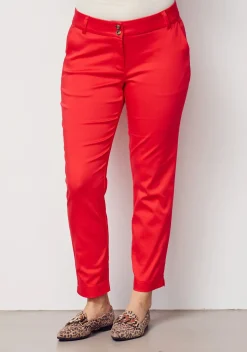 Isay naisten housut Chino Pant, punainen