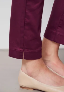 Isay Naisten Housut, Chino Pant Viininpunainen