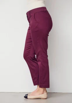 Isay Naisten Housut, Chino Pant Viininpunainen