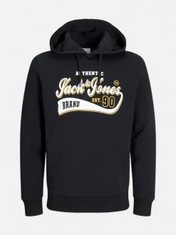 Jack and Jones huppari, JJELOGO SWEAT HOOD Black