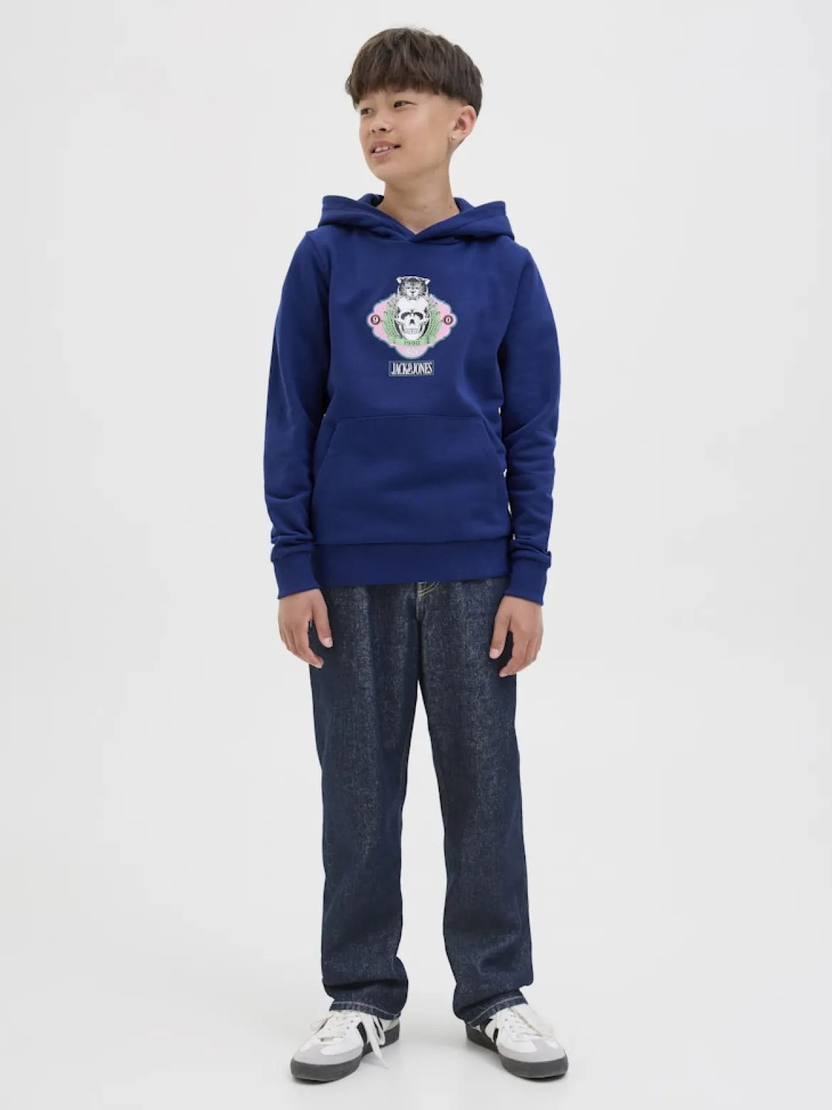 Jack and Jones junior farkut, JJICHRIS JJORIGINAL 492 JNR Sininen, Indigo
