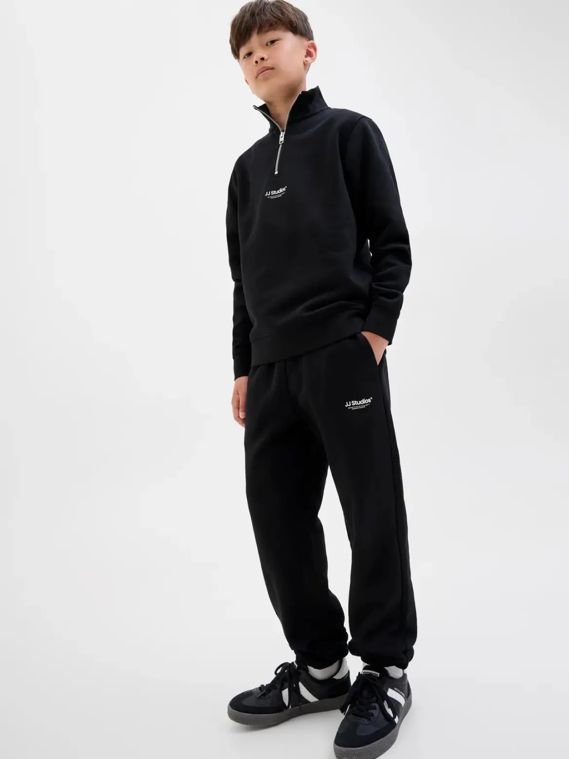 Jack and Jones Junior lasten collegehousut Kane Soho, vihreä