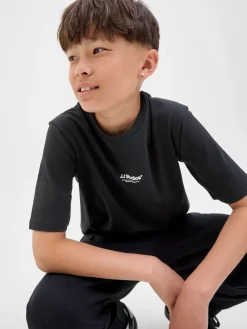 Jack and Jones Junior lasten T-paita Soho, musta