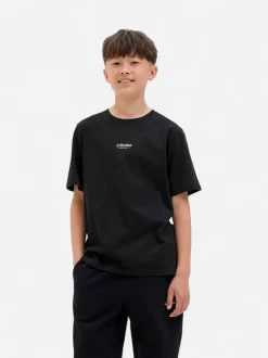 Jack and Jones Junior lasten T-paita Soho, musta