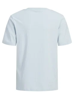 Jack and Jones Junior lasten t-paita JJHONOLULU Shape Tee JNR, vaaleansininen