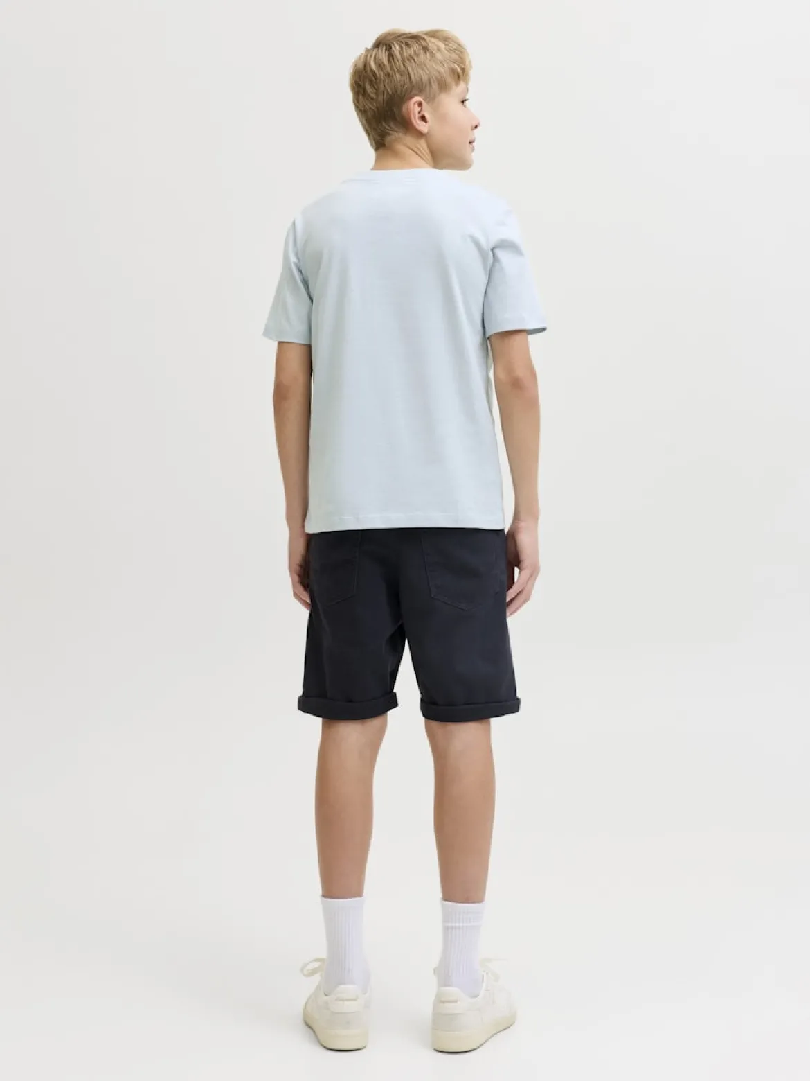 Jack and Jones Junior lasten t-paita JJHONOLULU Shape Tee JNR, vaaleansininen