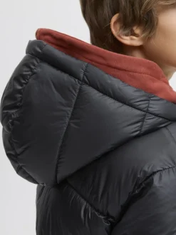 Jack and Jones junior takki, JORNORREBRO PUFFER JACKET JNR Musta