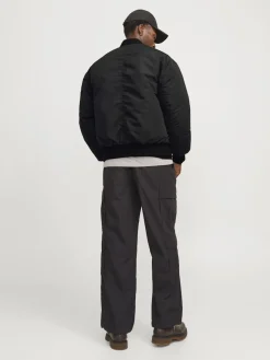 Jack and Jones miesten bombertakki, JCOKINETIC SOFT UTILITY BOMBER LN Black