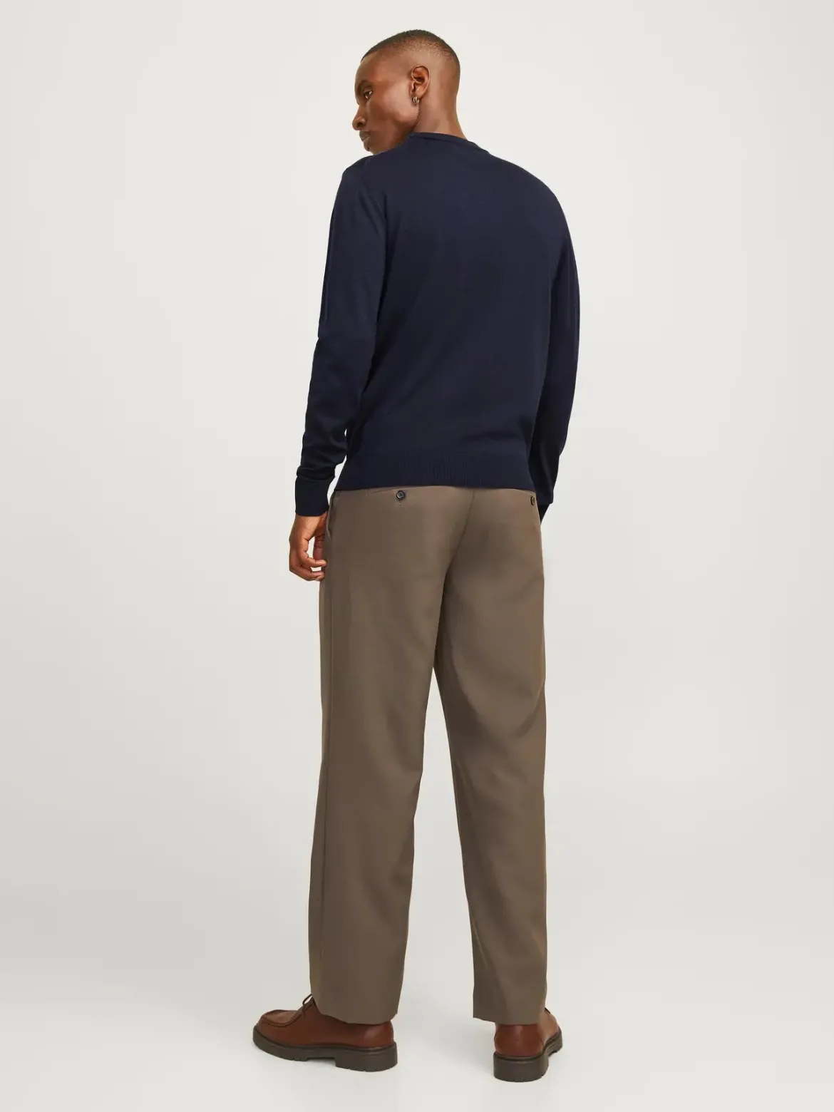 Jack and Jones miesten neulepusero Milano Stitch Crew Neck, Night Sky