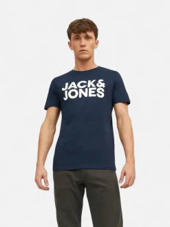Jack and Jones Miesten T-Paita, JJECORP LOGO TEE SS O-NECK NOOS Navy Blazer
