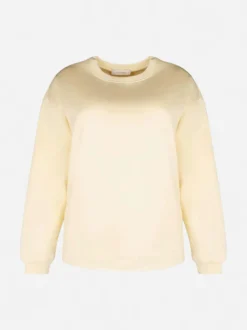 JcSophie naisten collegepaita Lilly Sweater, sitruunankeltainen