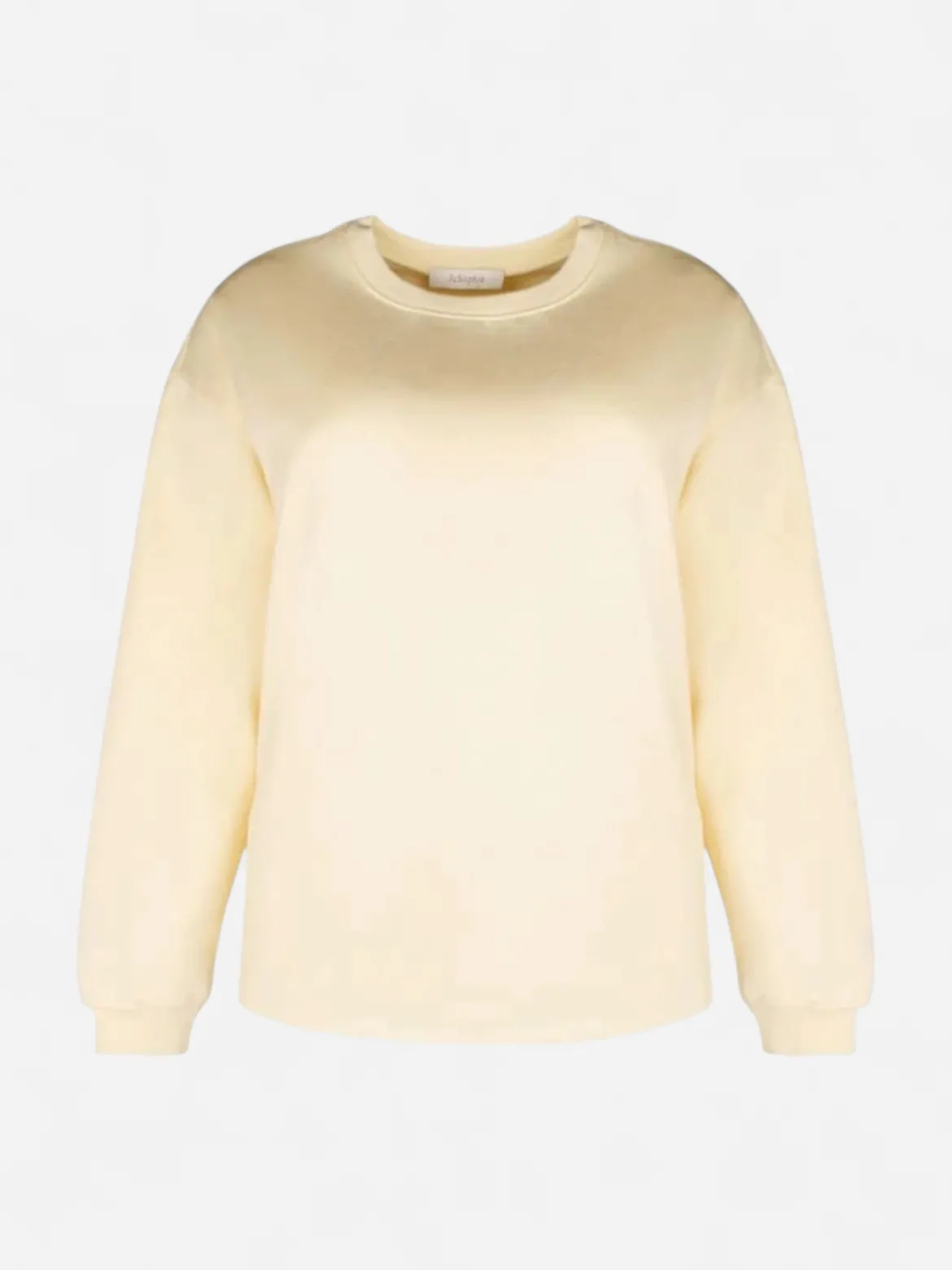 JcSophie naisten collegepaita Lilly Sweater, sitruunankeltainen