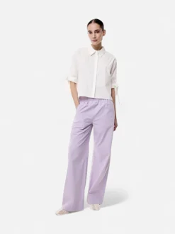 JcSophie naisten housut Malva Trousers, lila