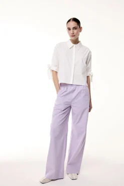 JcSophie naisten housut Malva Trousers, lila