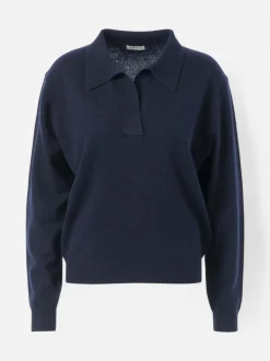 JcSophie naisten neulepusero Kolkata sweater, tummansininen