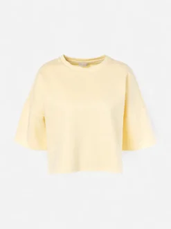 JcSophie naisten pusero Leah Sweater, sitruunankeltainen