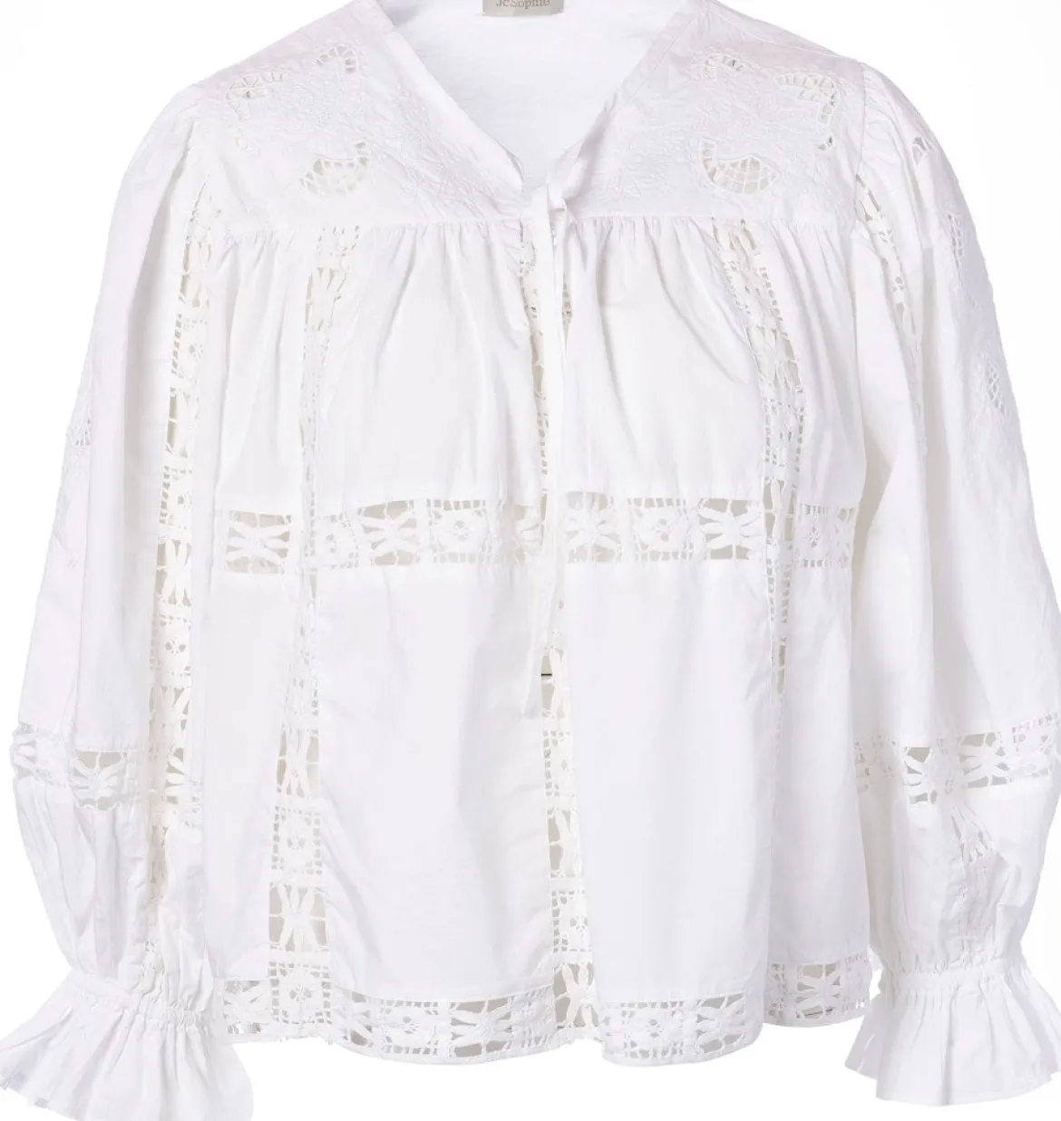 JcSophie naisten pusero Lev Blouse, valkoinen