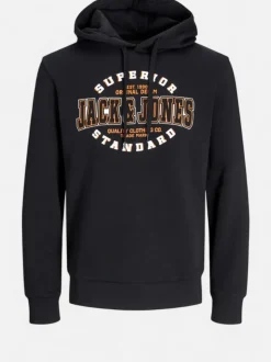 JJELOGO SWEAT HOOD 2 COL 24/25 NOOS Black