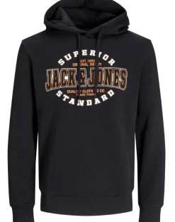 JJELOGO SWEAT HOOD 2 COL 24/25 NOOS Black