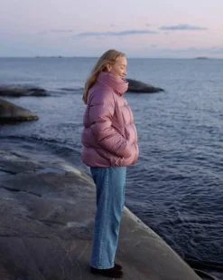 Joutsen naisten untuvatakki Hulda, violetti