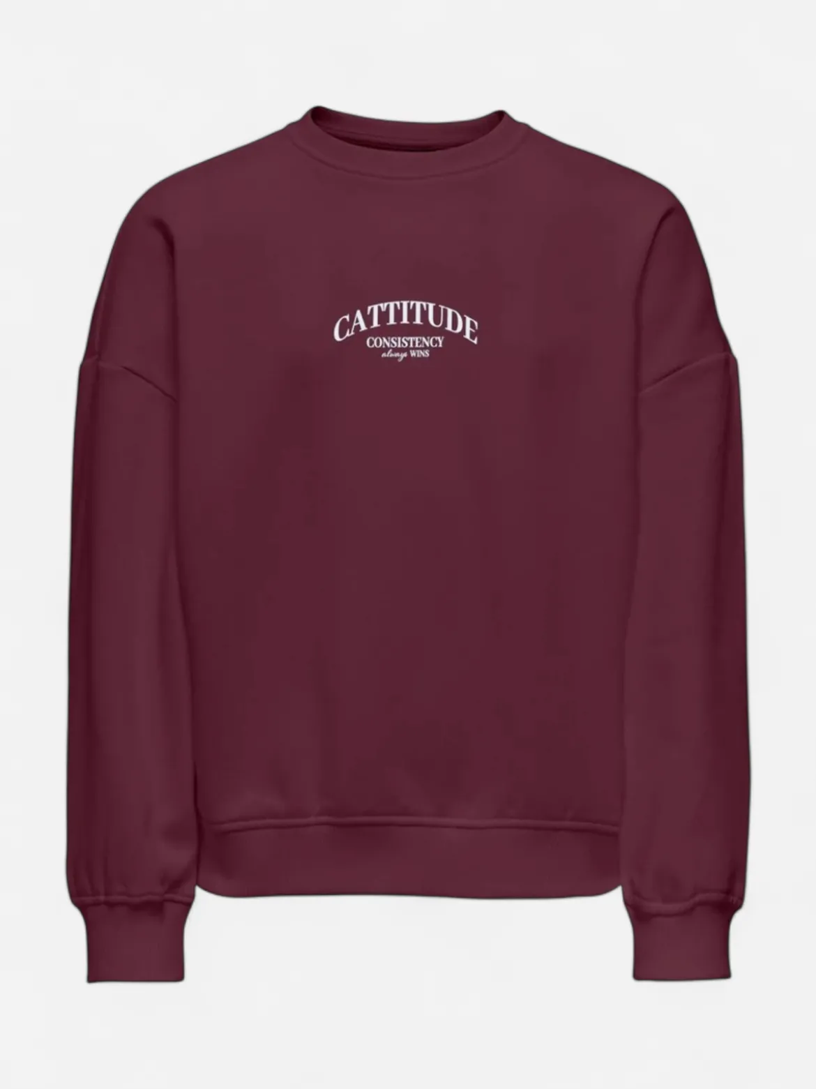 Kids Only lasten collegepaita Kogbila Print O-Neck Sweat Noos, viininpunainen