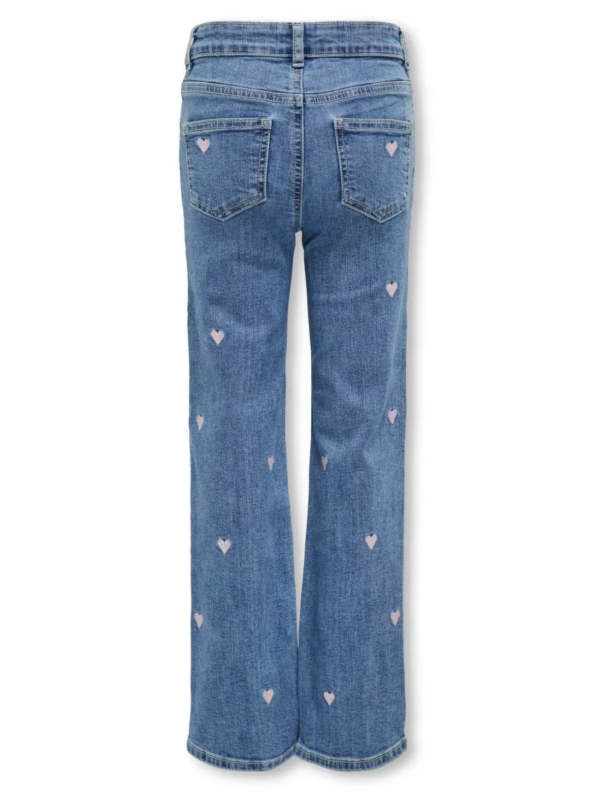 Kids Only Lasten Farkut, KOGJUICY WIDE LEG HEART JEANS Indigo