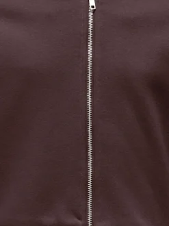 Kids Only lasten huppari Kogsweat Zip, tummanruskea