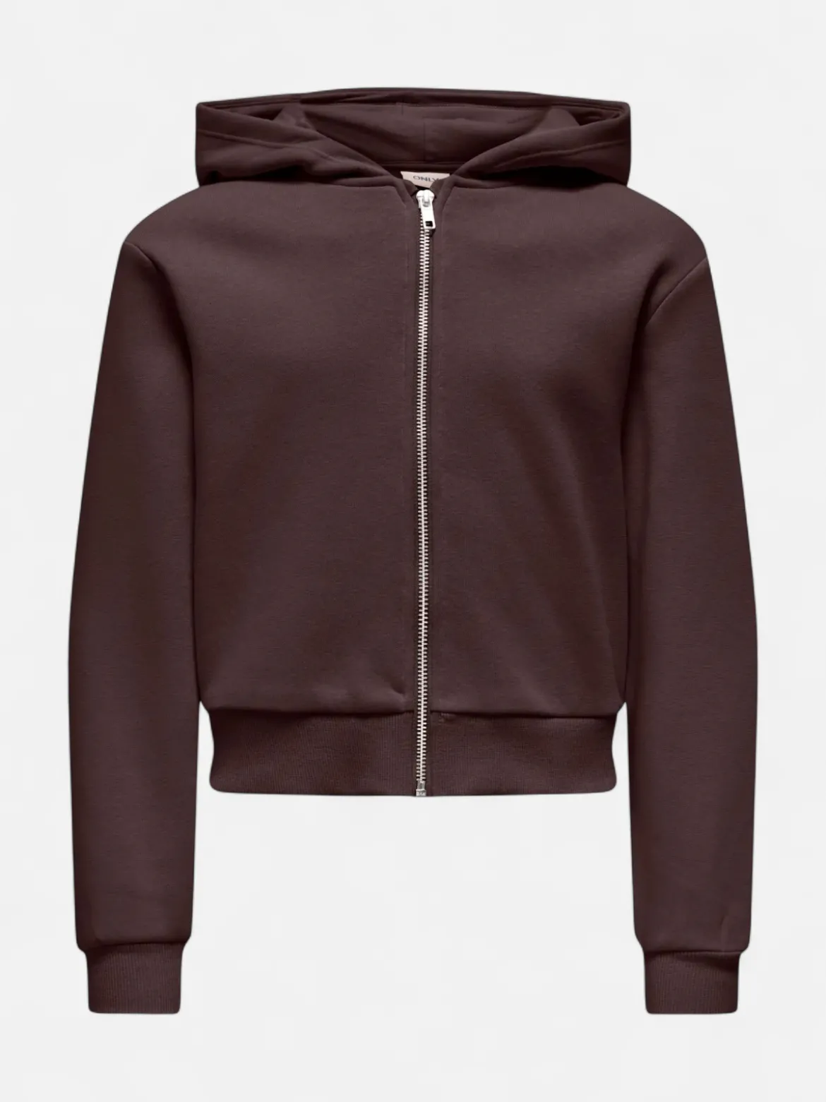Kids Only lasten huppari Kogsweat Zip, tummanruskea