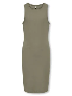 Kids Only mekko KOGBelfast Life SL Midi Dress JRS Noos, vihreä