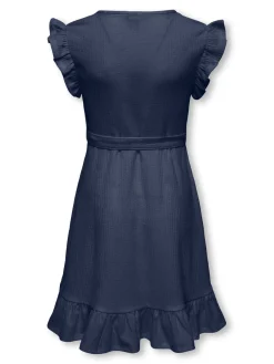 Kids Only mekko KOGHillary V Neck Dress, tummansininen