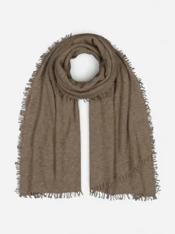 Klement naisten huivi Cashmere huivi 100, ruskeanharmaa