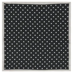 Klement 70 x70 Linnea Huivi, musta kuosi