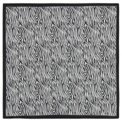 Klement 70 x 70 Linnea Huivi, mustavalkoinen