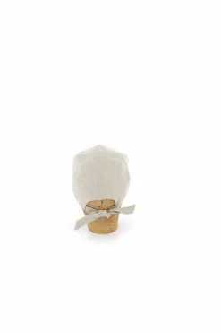 KN Kati Niemi naisten lippis Rosalina Linen, vaalea beige
