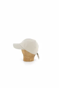 KN Kati Niemi naisten lippis Rosalina Linen, vaalea beige
