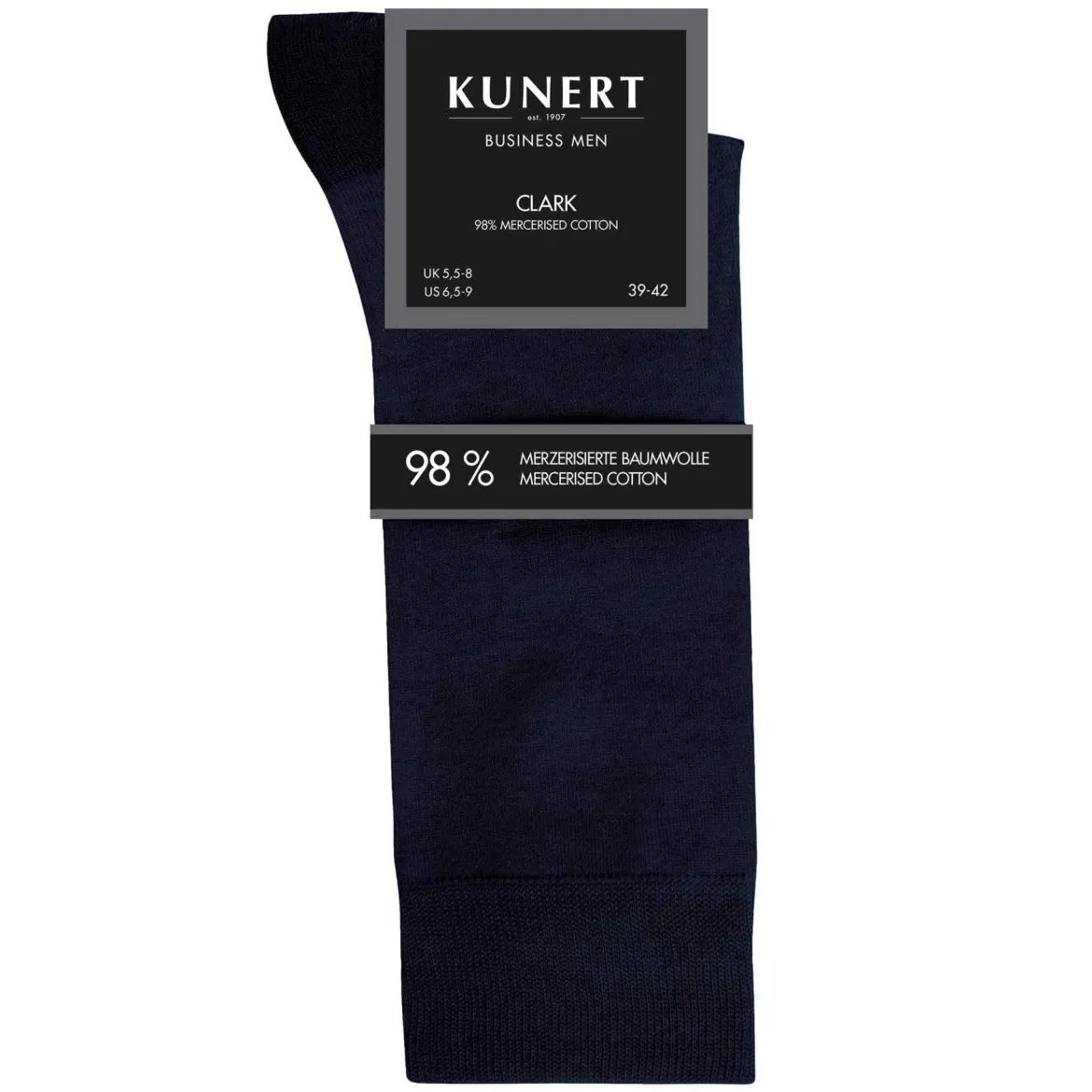 Kunert miesten pukusukat Clark merseroitu puuvilla, sininen, indigo