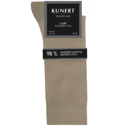 Kunert miesten pukusukat Clark merseroitu puuvilla, beige
