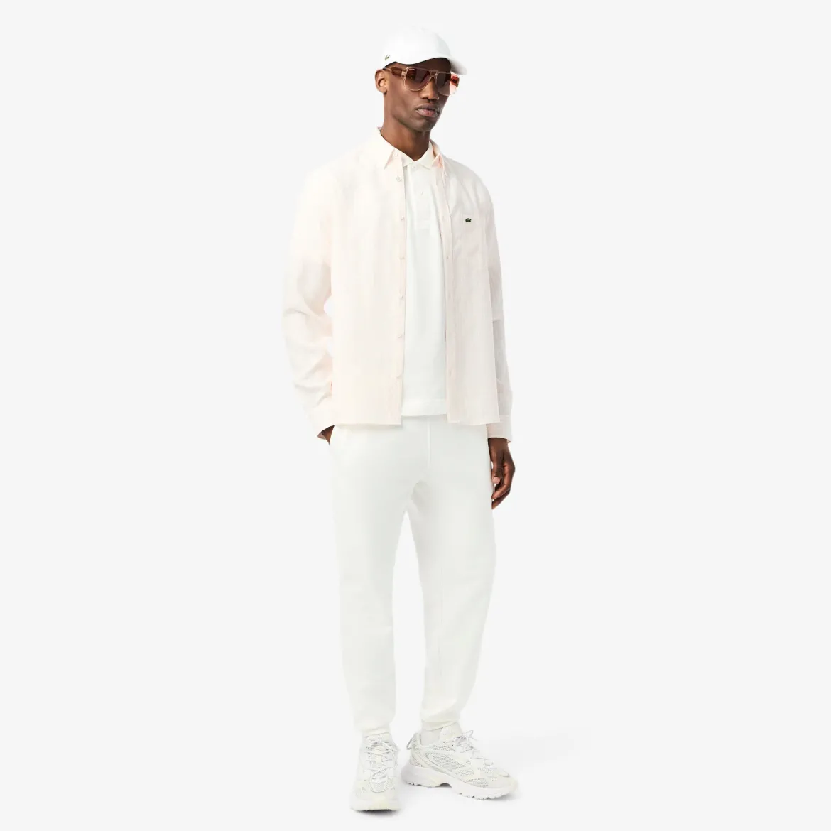 Lacoste lippis UNISEX LACOSTE ORGANICS COTTON, valkoinen