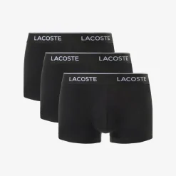 Lacoste miesten bokserit Stretch Cotton Trunks, musta