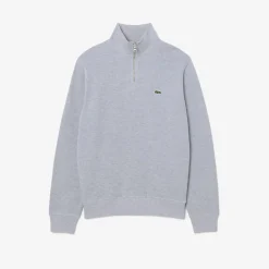 Lacoste miesten collegepaita High Neck Zipped Sweatshirt, harmaa