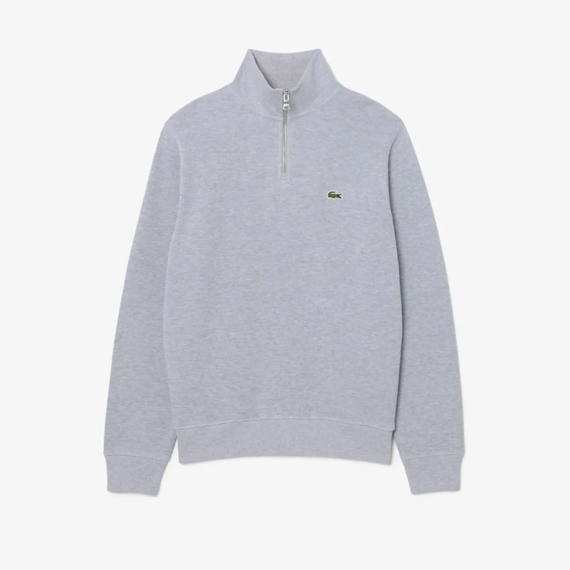 Lacoste miesten collegepaita High Neck Zipped Sweatshirt, harmaa