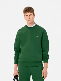 Lacoste Miesten Collegepaita, BRUSHED COTTON FLEEX JOGGER SWEATSHIRT Vihreä