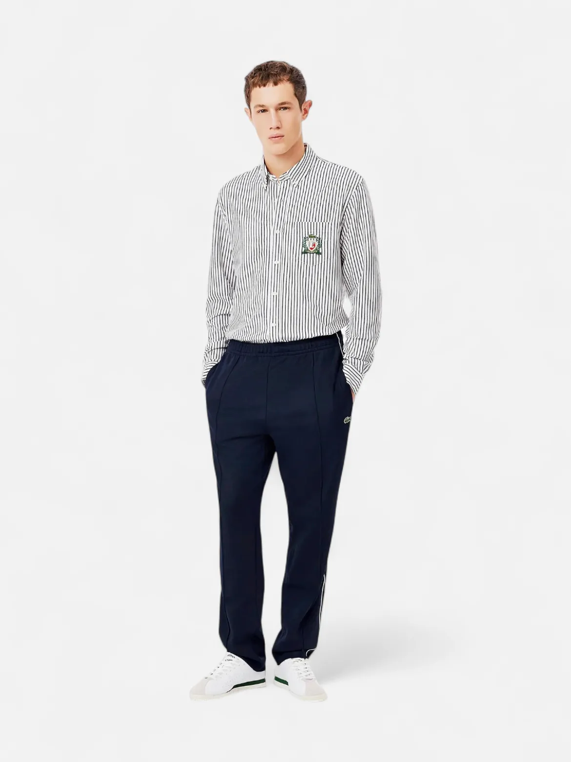 Lacoste miesten housut, PARIS PIQUE TRACK PANT Tummansininen