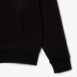Lacoste Miesten Huppari, LACOSTE REGULAR FIT BRUSHED ZIPPERED Musta