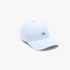 Lacoste miesten lippis Cotton Twill Cap With Croc, vaaleansininen